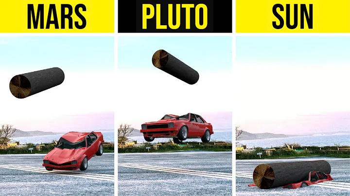 Gravity on 8 Planets Comparison (3D Animation)