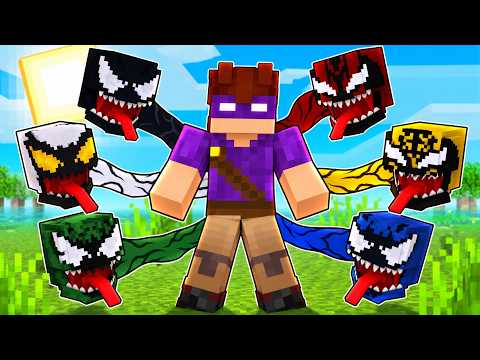 Ganhei TODOS os SIMBIONTES do VENOM no Minecraft!! ‹ DONAT3LO ›