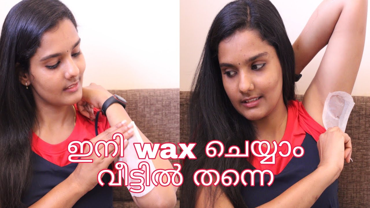 How to use veet wax strips at home in Malayalam/ YouTube