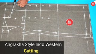 Angrakha Style Indo Western/Sherwani Cutting | Sherwani/Indo Western Cutting Full Tutorial screenshot 5
