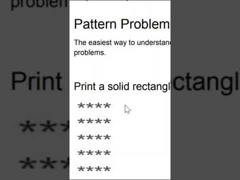 Solid Rectangle in C++ #shorts