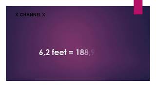 Thumbnail 6,2 feet to cm