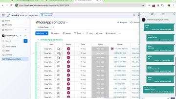 How to Send Messages to WhatsApp at monday.com | Monday WhatsApp Integration with TimelinesAI
