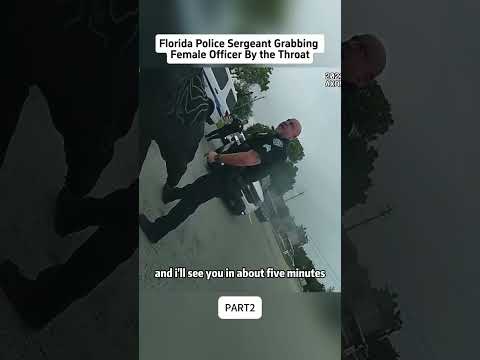 Florida Police Sergeant Grabbing Female Officer By the Throat-2