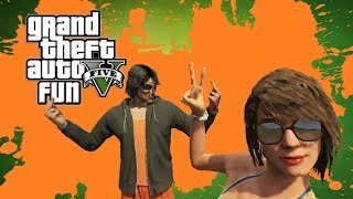 GTA 5 Online Funny Moments - Epic Titan Flying, Underwater Jerks, Trolling Terroriser (Multiplayer)