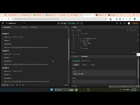 3300. Minimum Element After Replacement With Digit Sum