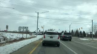 Driving in Rochester Hills, Michigan , U.S.A. 🇺🇸. February 2022
