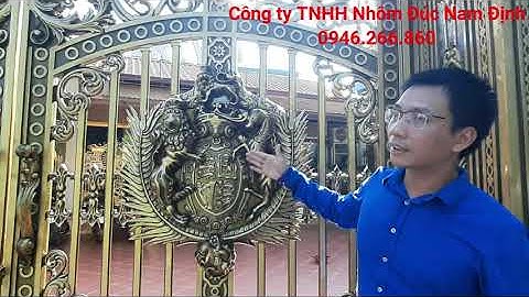 ✅ ✅ Mẫu cổng nhôm đúc phù điêu buckingham kết hợp hàng rào nhôm đúc quả táo CỰC ĐẸP