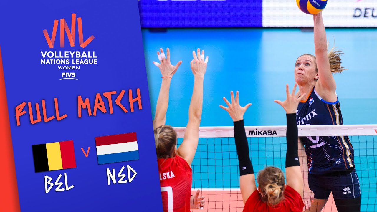 Belgium 🆚 Netherlands - Full Match Womens Volleyball Nations League 2019