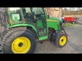 John Deere 3520-007 4WD traktor med Stensballe frontlift - thumbnail 0