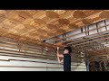 Building Latest Wooden Ceiling Design ▶ Ingenious Woodworkers // Amazing Woodworking Projects