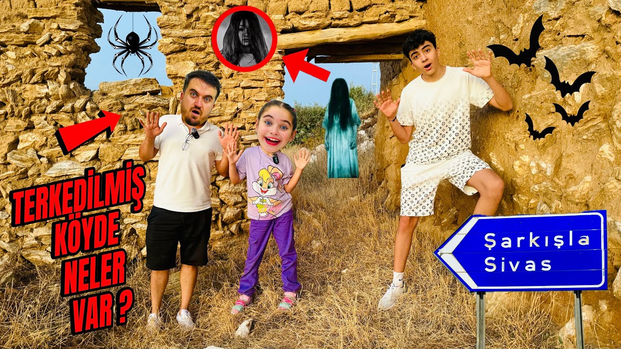 GİZEMLİ KÖYE YOLCULUK !! ELİF SİNEM TERKEDİLMİŞ KÖYDE NELER OLUYOR ?! (SİVAS)