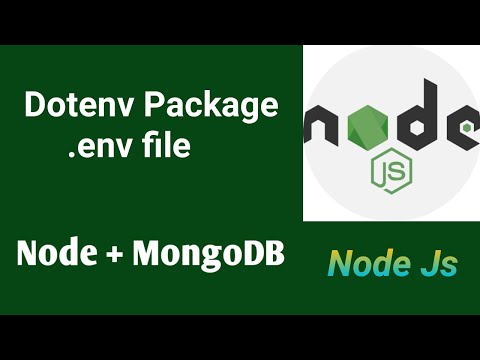 Dotenv Package | dotenv(.env) file | Part #37 | Node Js tutorial in Hindi 2021