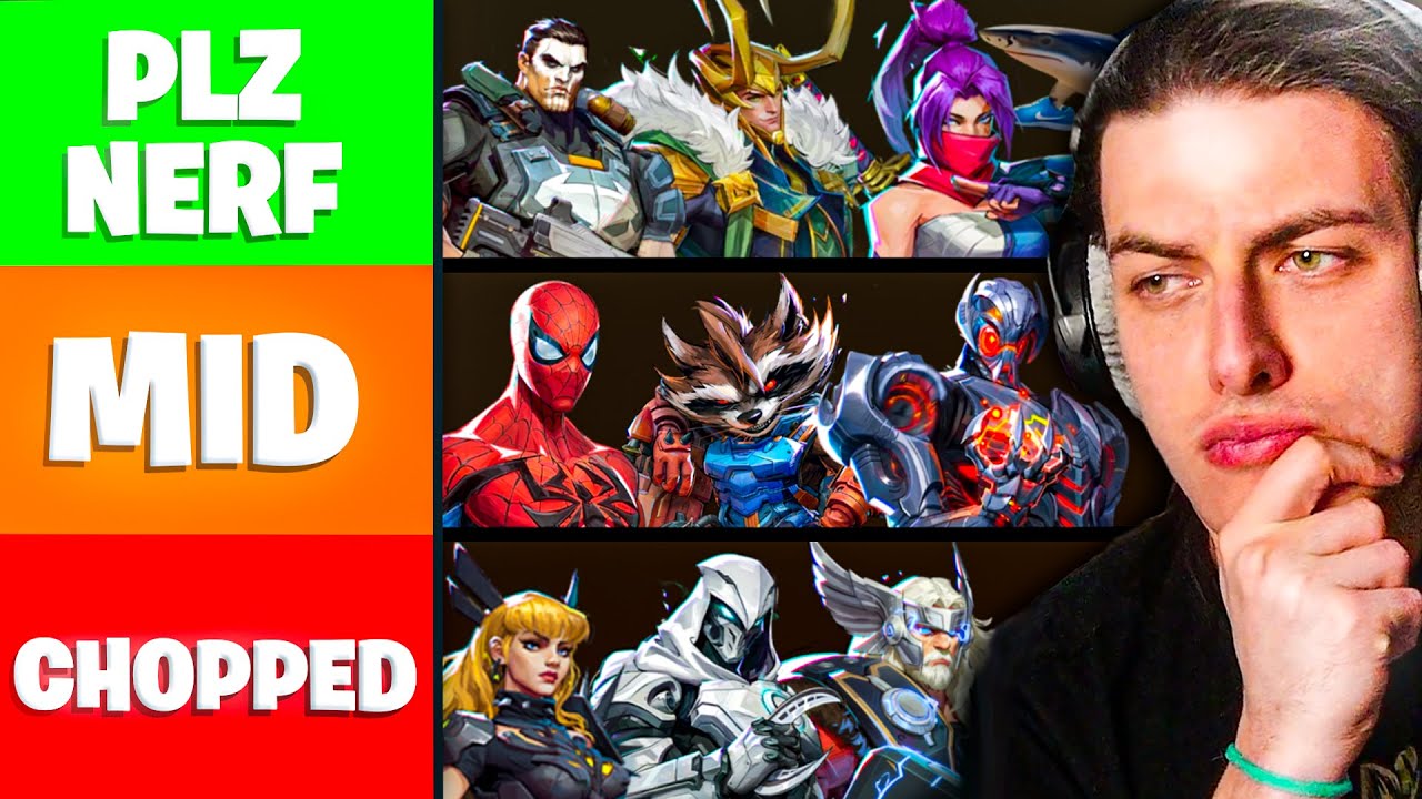 Bogur Ranks EVERY Marvel Rivals Hero in Season 2.5!
