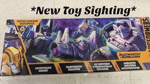 Buzzworthy Bumblebee Troop Builder Multipack - Set of 4 Figures - Rodimusbill New Toy Sighting