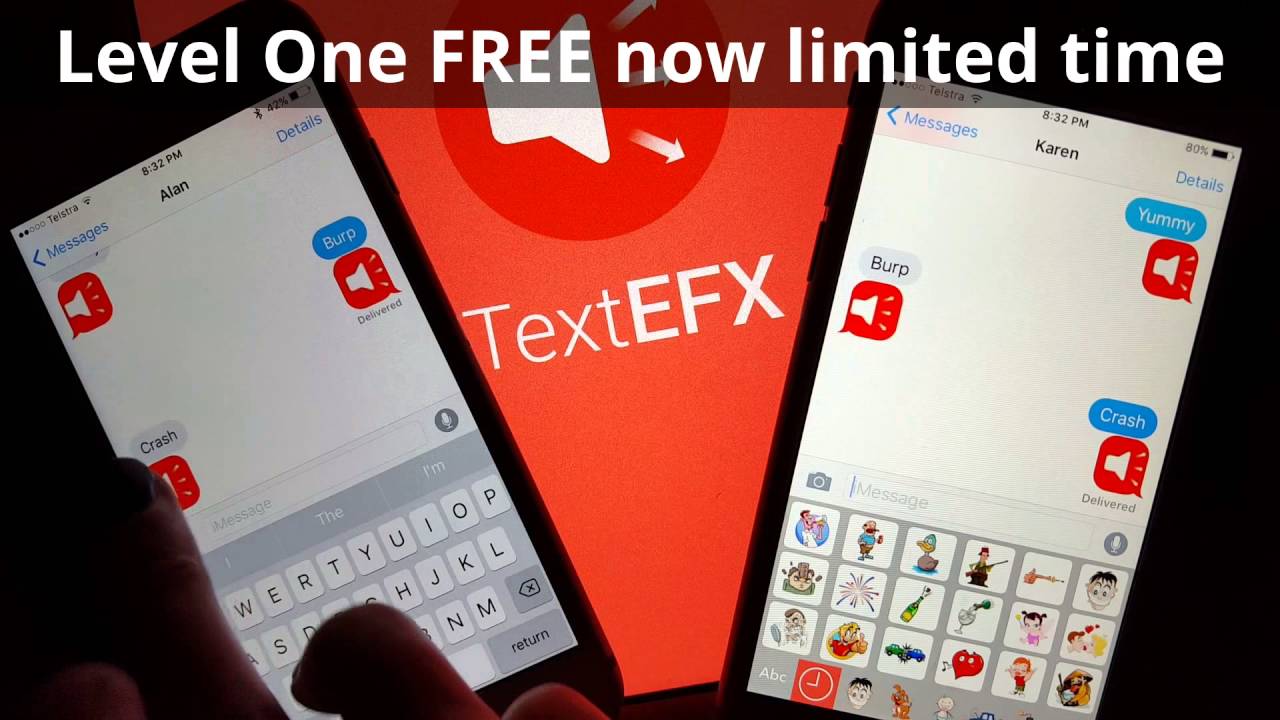 TextEFX Text Messaging Sound Effects Keyboard. Text Funny Sounds YouTube