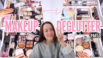 MAKEUP COLLECTION DECLUTTER 2020! *HUGE MAKEUP GIVEAWAY* (Part 1)