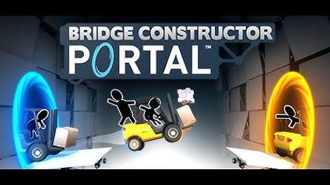Bridge Constructor Portal Level 33 Gameplay