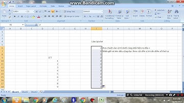 Học Excel cơ bản -Bài 7-Cách nhập số thứ tự tự động trong bảng dữ liệu Excel