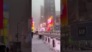 NYC Snow Chaos ❄️ Intense Winter Storm Footage #nycnight #snow #exploreny