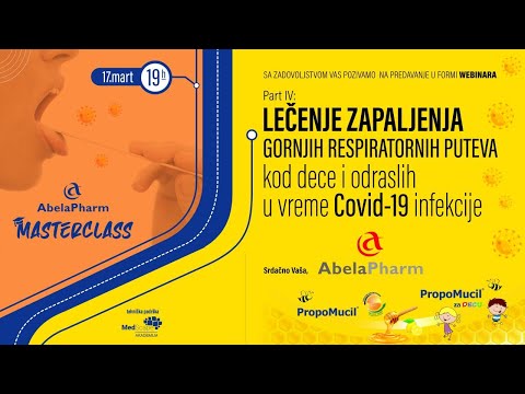 AbelaPharm vebinar Part IV: Lečenje zapaljenja gornjih respiratornih puteva