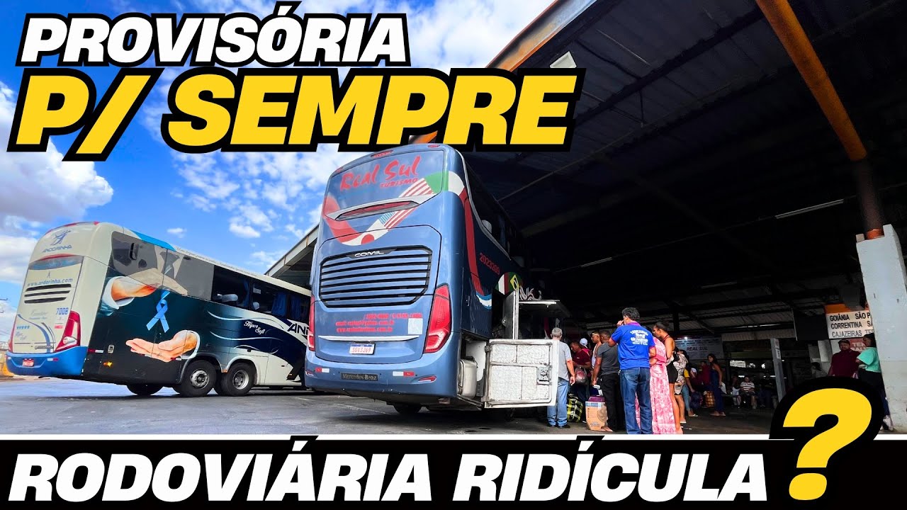 ESSA A RODOVIÁRIA MAIS RIDÍCULA DO BRASIL? MOVIMENTO DE ÔNIBUS NA RODOVIÁRIA DE TAGUATINGA