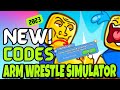 ALL ⚠️ NEW WORKING CODES 2023 | ARM WRESTLE SIMULATOR CODES | ROBLOX ARM WRESTLE SIMULATOR