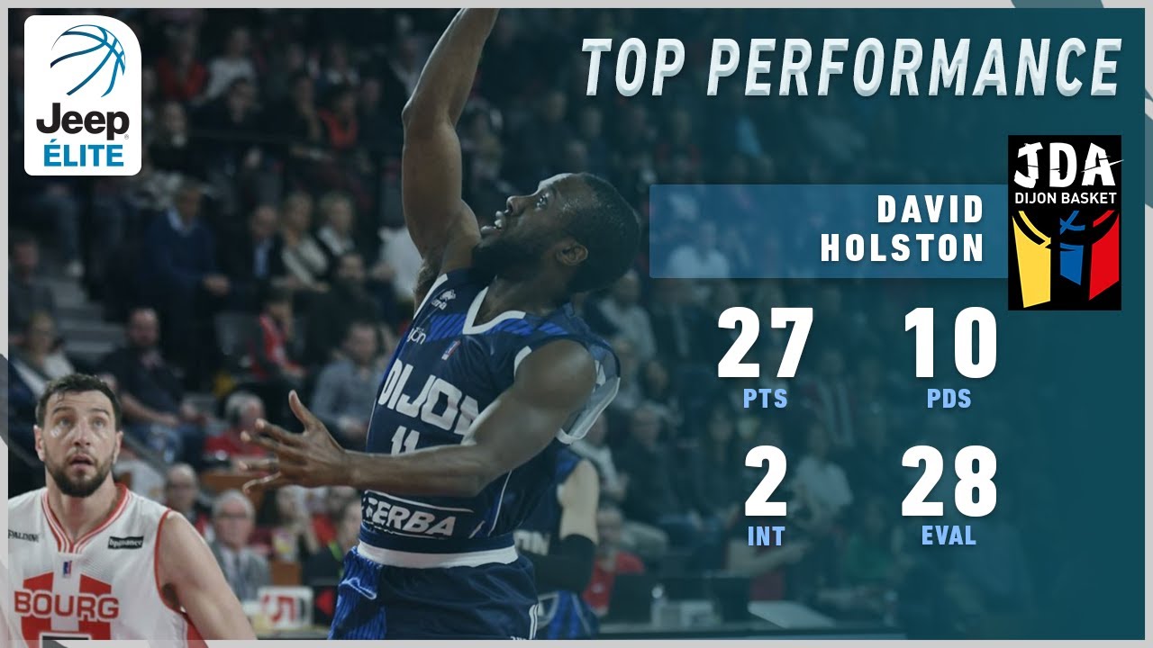 David Holston 27PTS, 10AST vs Bourg-en-Bresse | Highlights Jeep® ÉLITE