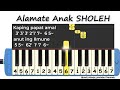 Alamate anak sholeh not pianika