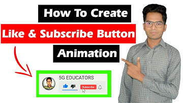 How To Create Like & Subscribe Button Animation For YouTube Videos [Hindi/Urdu]