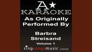 Just One Lifetime (Originally Performed By Barbra Streisand)