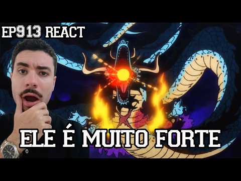 O PODE DE FOGO DO KAIDO !!! - One Piece Episódio 913 REACT