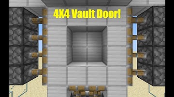 How to make a 4x4 Vault Door! (No Slime or Honey)
