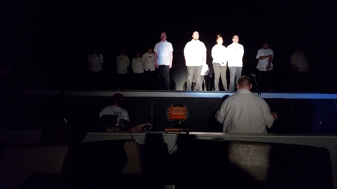 Dave playing drums for Seize the day with Gallup Repertory Theater- "all together now" 11/13/21