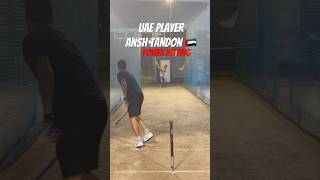 Clean Hitting From Uae Player Ansh Tandon