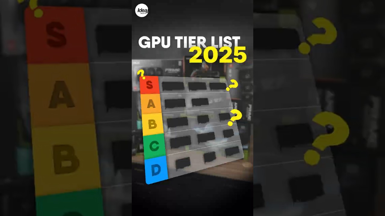 GPU Tier List 2025 under 2 minutes🔥