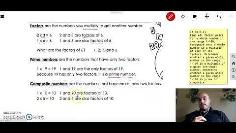 4th Grade EngageNY Math - Unit 2 Lesson 1 Find factor pairs for numbers to 100