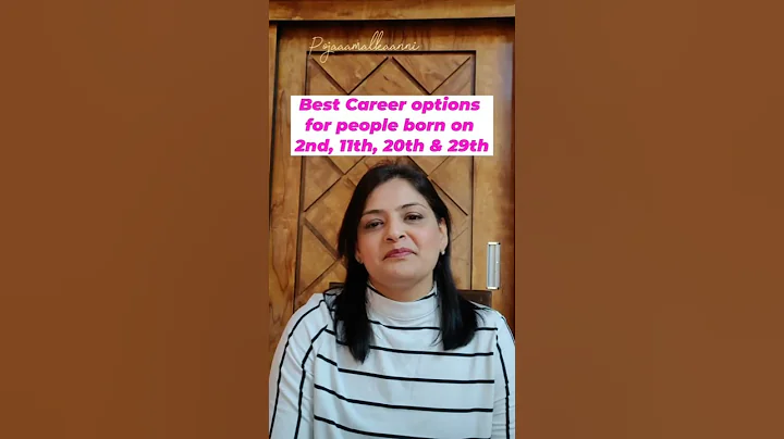 Numerology - Best Career options for Mulank 2 | People born on 2nd, 11th, 20th & 29th |#shorts