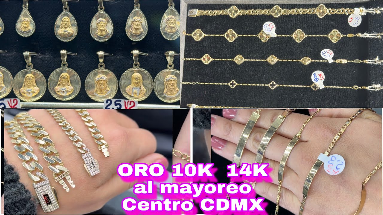 Oro 10k y 14k al mayoreo y menudeo CENTRO CDMX 