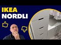 Customer review of IKEA Nordli drawers and bedroom storage plus assembly instructions