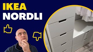 Customer review of IKEA Nordli drawers and bedroom storage plus assembly instructions