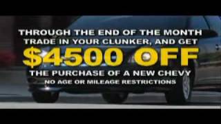 Cash for Clunkers at Weber Chevrolet in Creve Coeur, MO