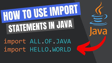 Use these IMPORT STATEMENTS today in Java!