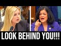 Rep Jayapal UNLOADS On Bondi For IGNORING Victims Standing Behind Her