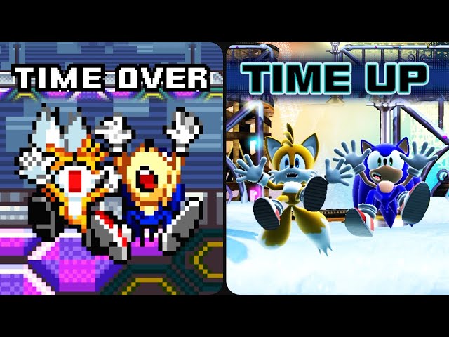 Evolution of Game Overs in Sonic Games (1991-2021) 