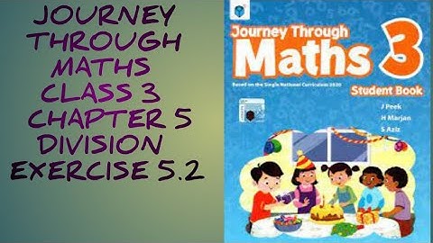 Journey Through Maths Class 3 | Chapter 5 Execrise 5.2 Division #1000subscribers #youtube