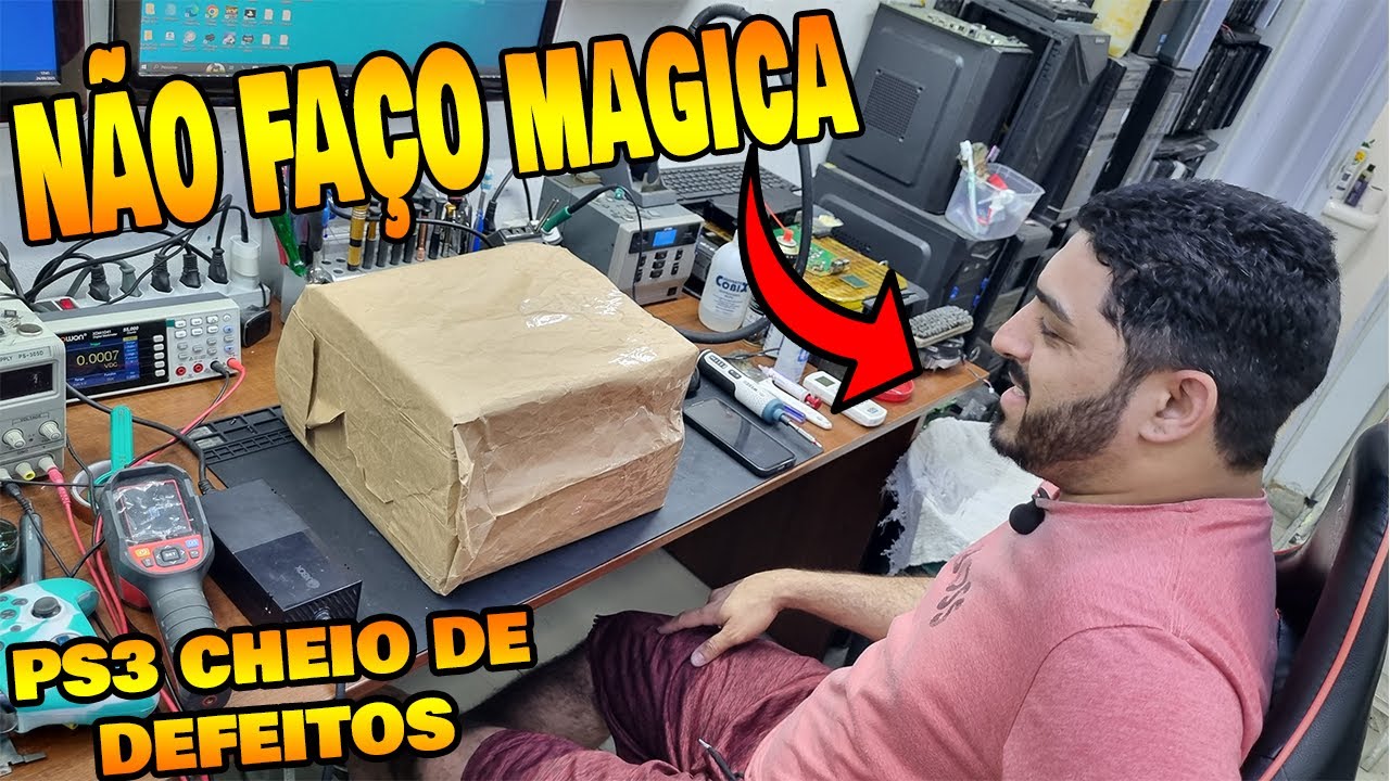 A GALERA ENVIOU MAIS ALGUNS CONSOLES PARA ASSISTÊNCIA ,O TÉCNICO FICOU DOIDO QUANDO VIU OS DEFEITOS