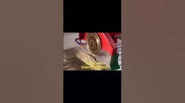 China 4 axis bridge stone cutter do profile job on hard granite! Китайский резак для каменных мостов