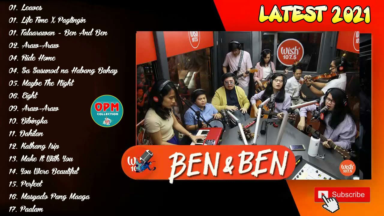 Ben And Ben Nonstop OPM Ibig Kanta 2021 | Ben And Ben Latest Chill Acoustic Kanta 2021 Playlist