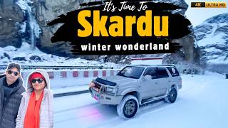 Download Lagu SKARDU WINTER Wonderland IN LIVE SNOW FALL  || MANTHOKHA \u0026  KHAMOSH WATERFALL MP3